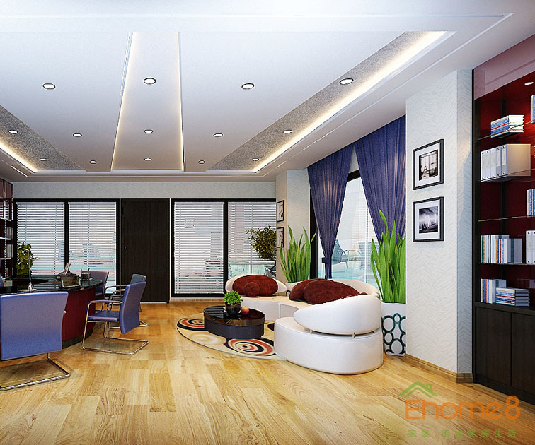 現代風辦公室裝修效果圖11234