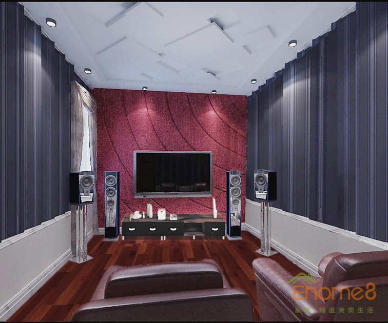 142㎡躍層美式風(fēng)格音樂室裝修效果圖.jpg