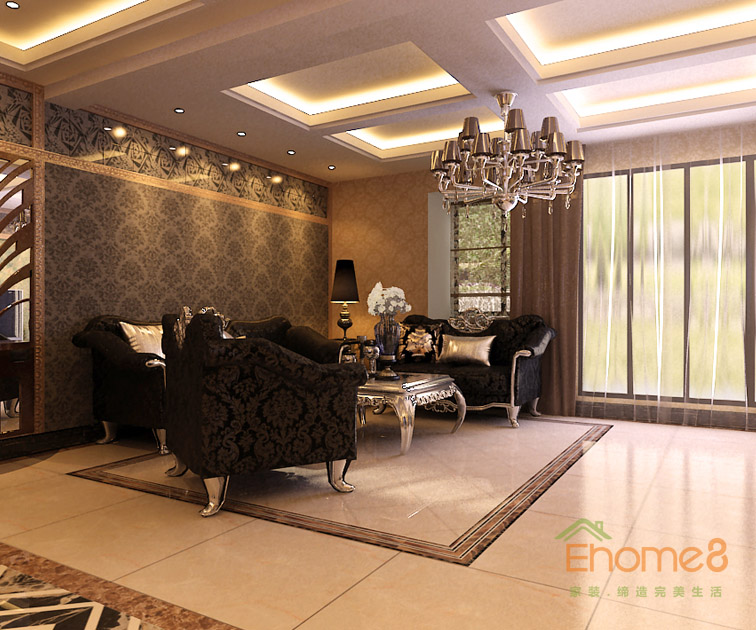 巴洛克 風(fēng)格豪華客廳裝修圖2.jpg